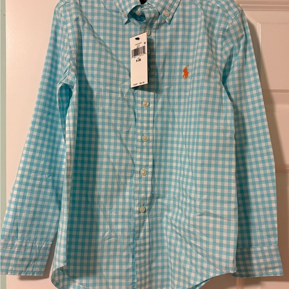 Boys Ralph Lauren Gingham Plaid Shirt - Picture 3 of 6